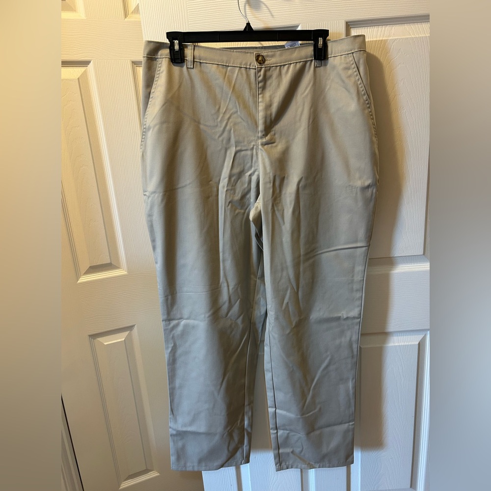 Just My Size JMS 18W Women’s Khaki Pants 100% Cotton NWOT